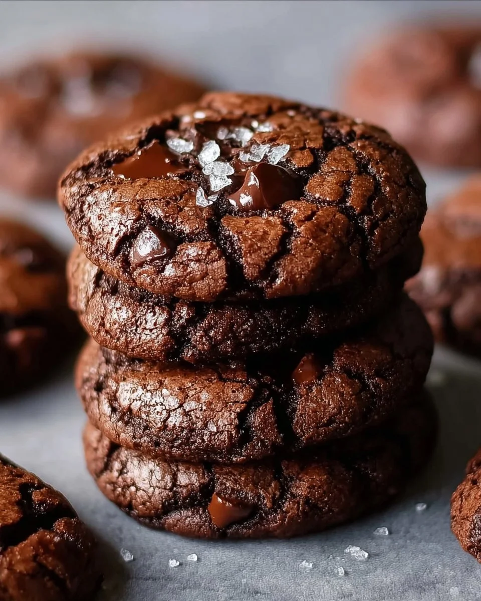 Delicious fudgy brownie cookies fresh from the oven, perfect for dessert.