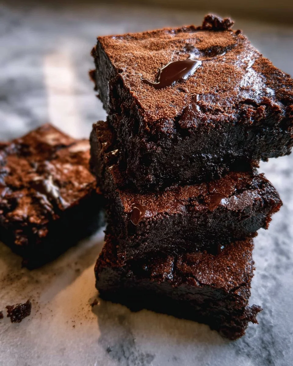 Delicious espresso grounds brownies made from leftover coffee grounds
