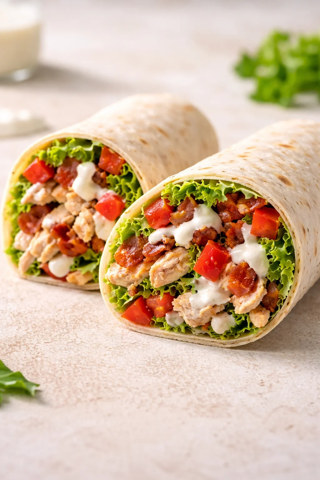 Chicken Bacon Ranch Wraps