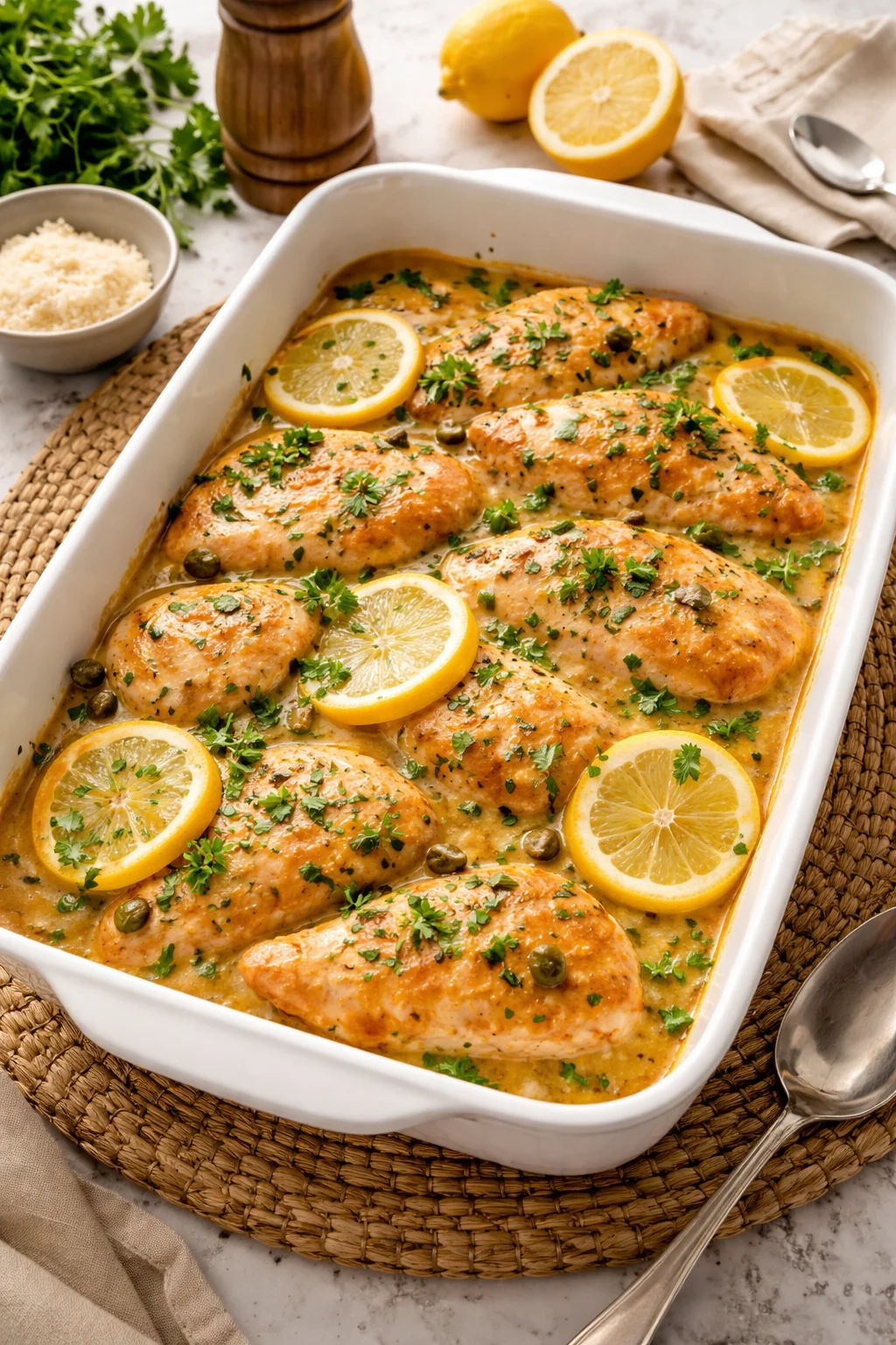 Chicken Piccata Casserole