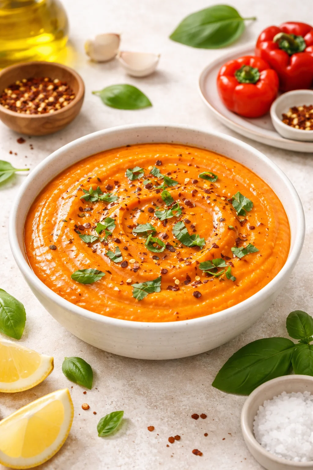 Creamy Roasted Red Pepper Sauce