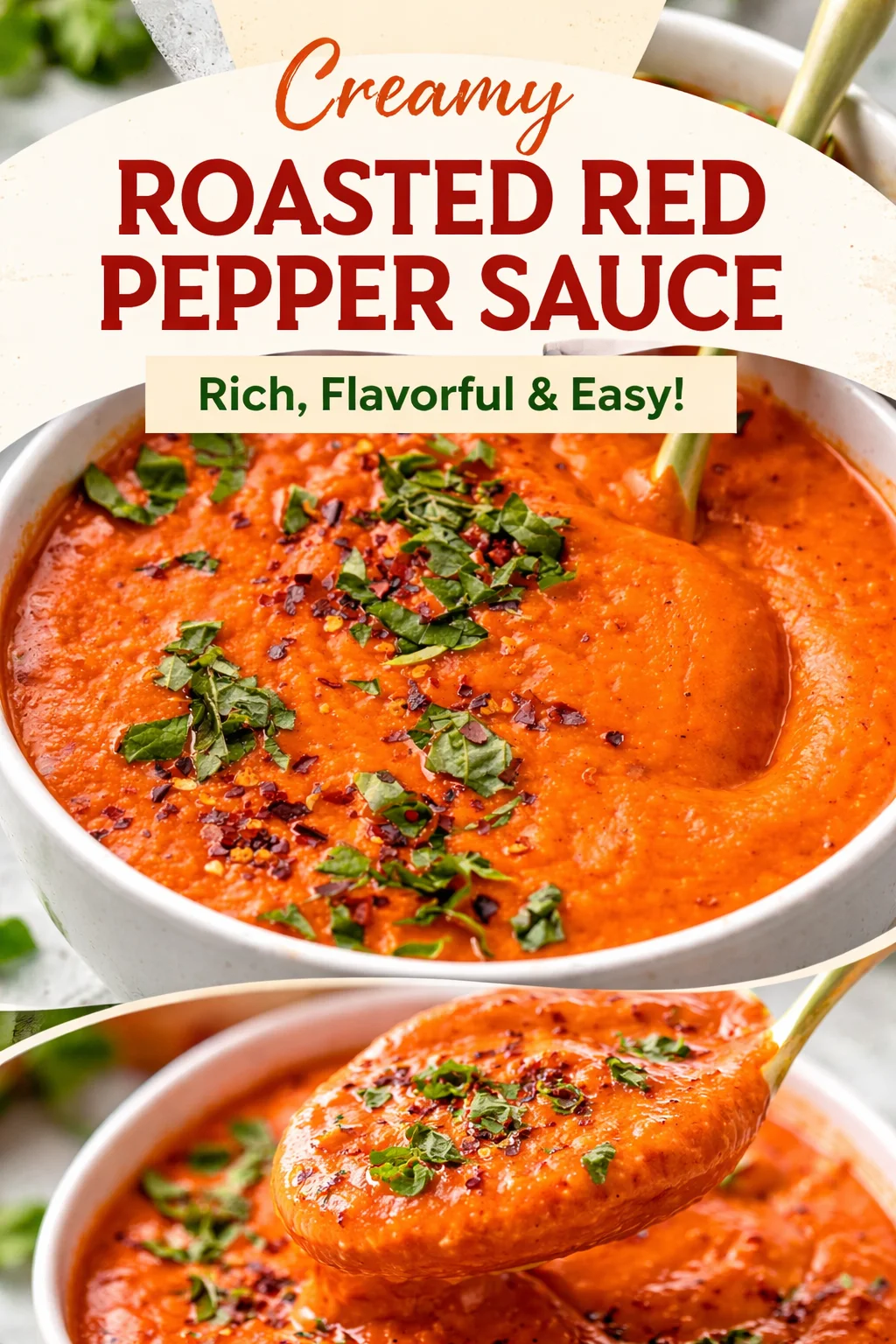 roasted red pepper sauce