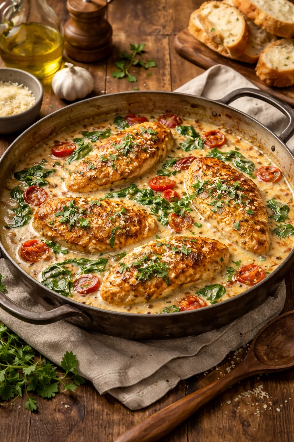 Creamy Tuscan Garlic Chicken