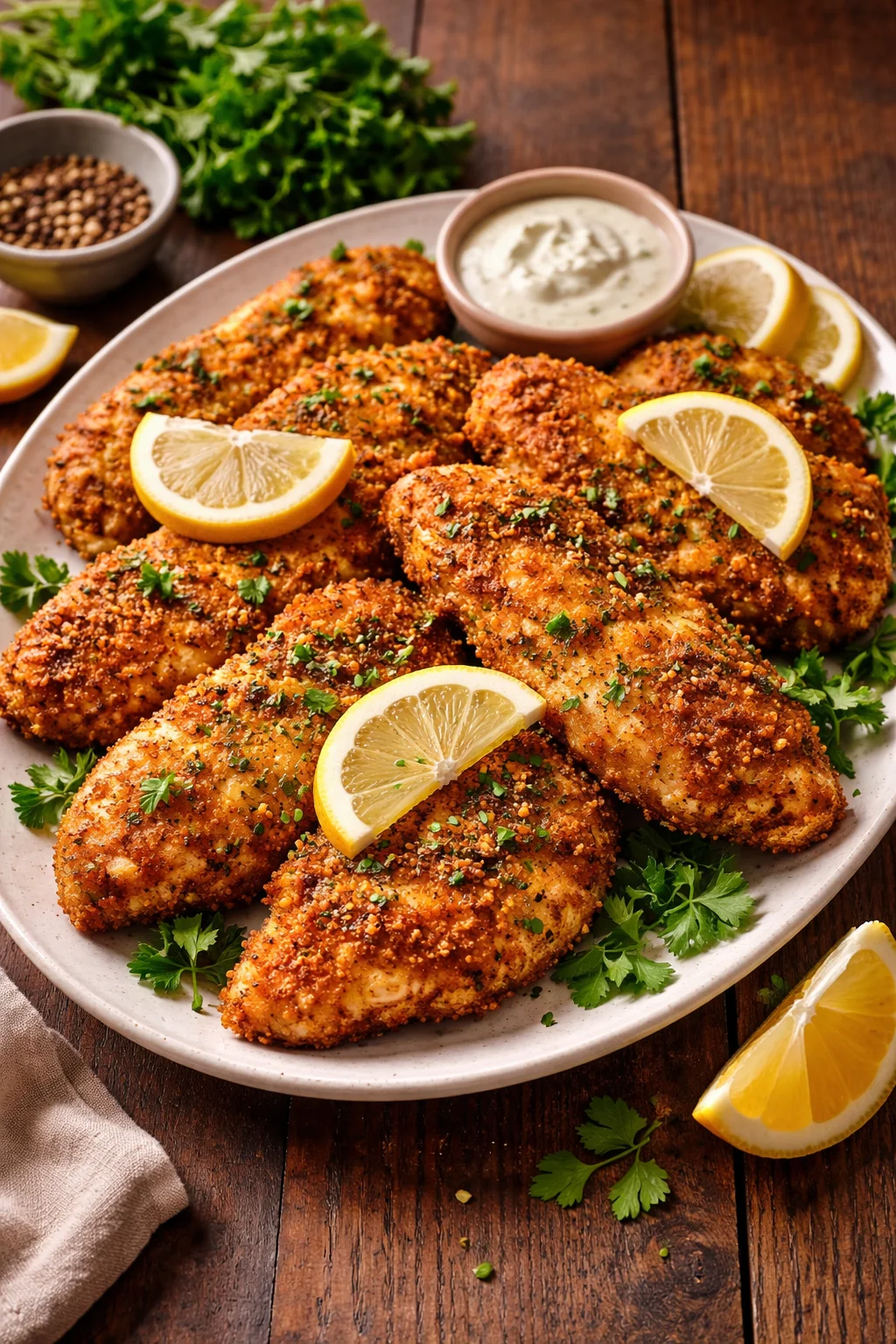 Crispy Air Fryer Chicken Cutlets