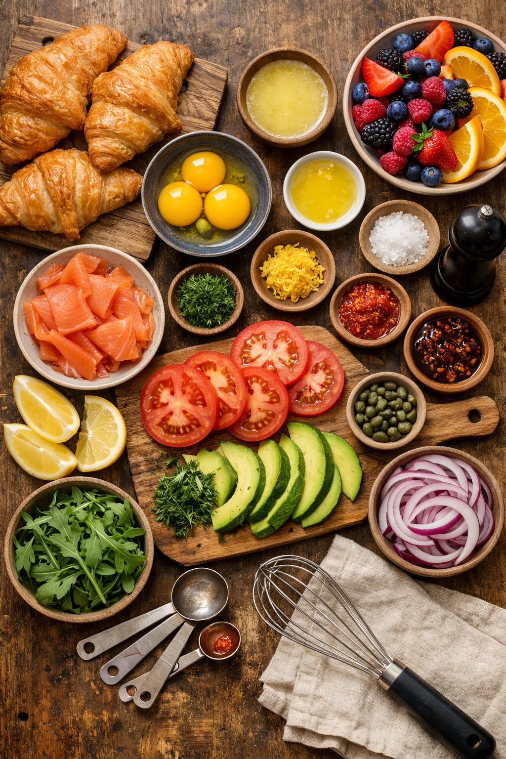 Croissant Eggs Benedict