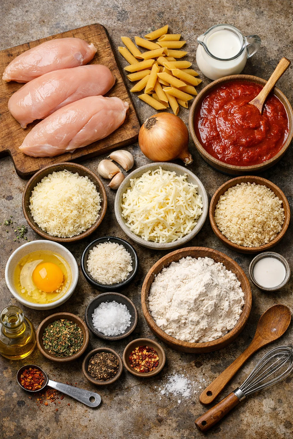 chicken parmesan pasta