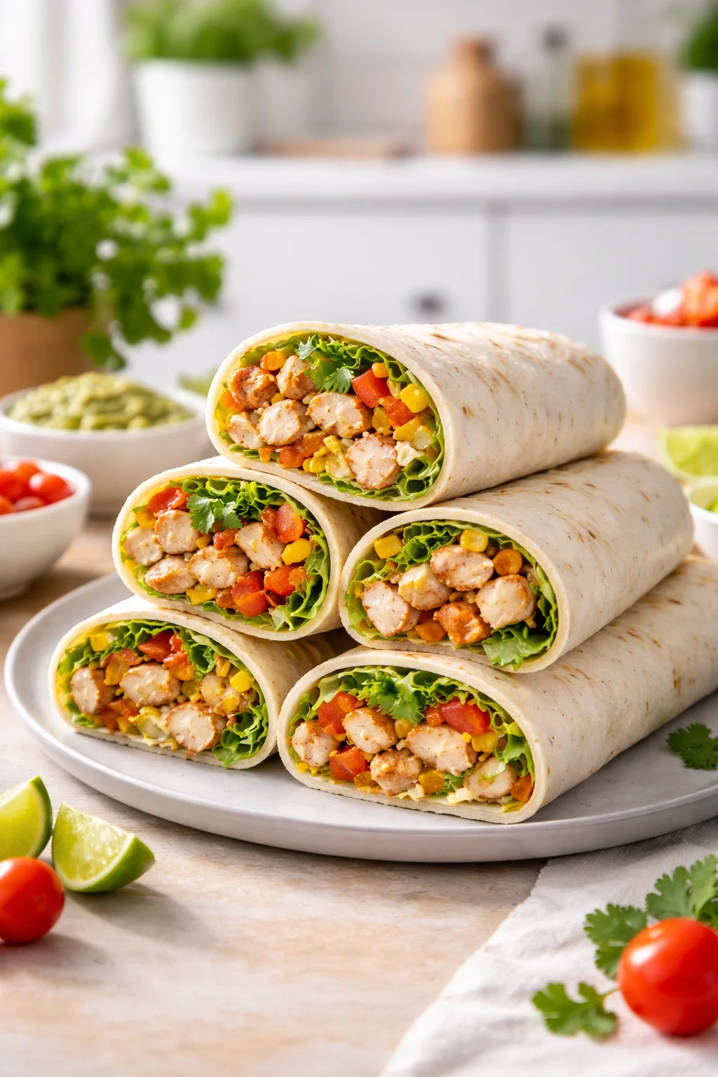 grilled chicken wrap