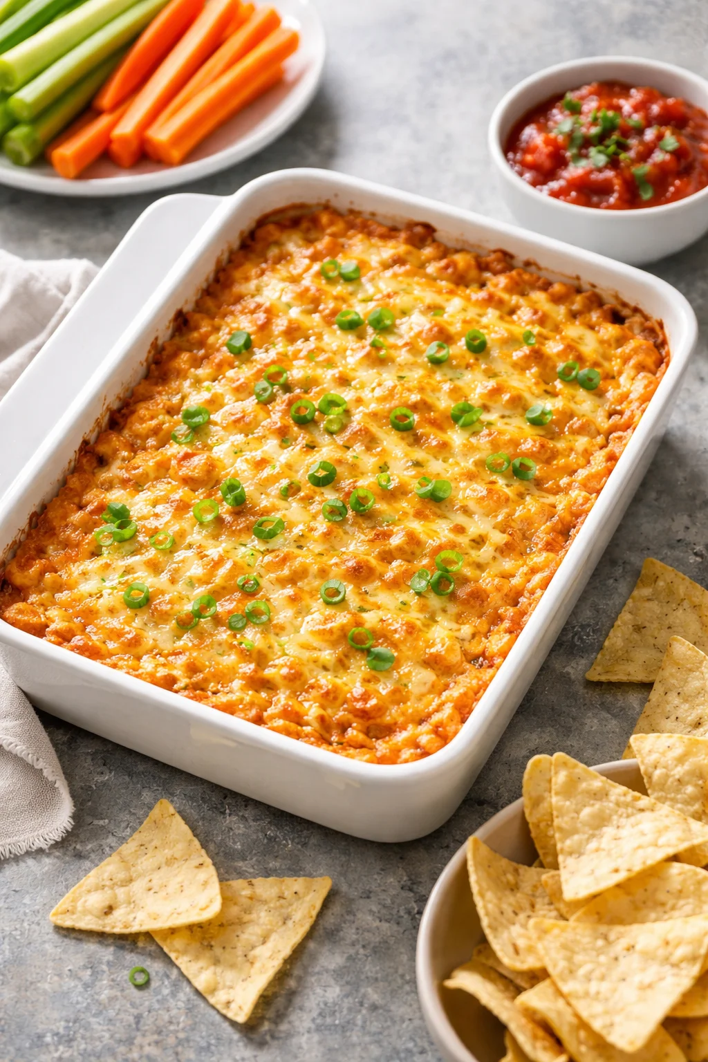 cottage cheese buffalo chicken dip