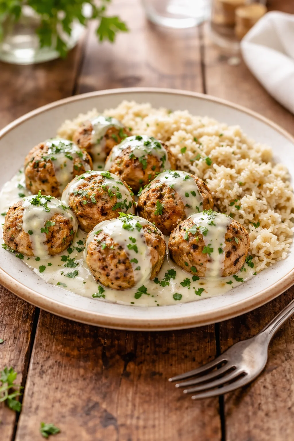 Herbed Ground Turkey Meatballs