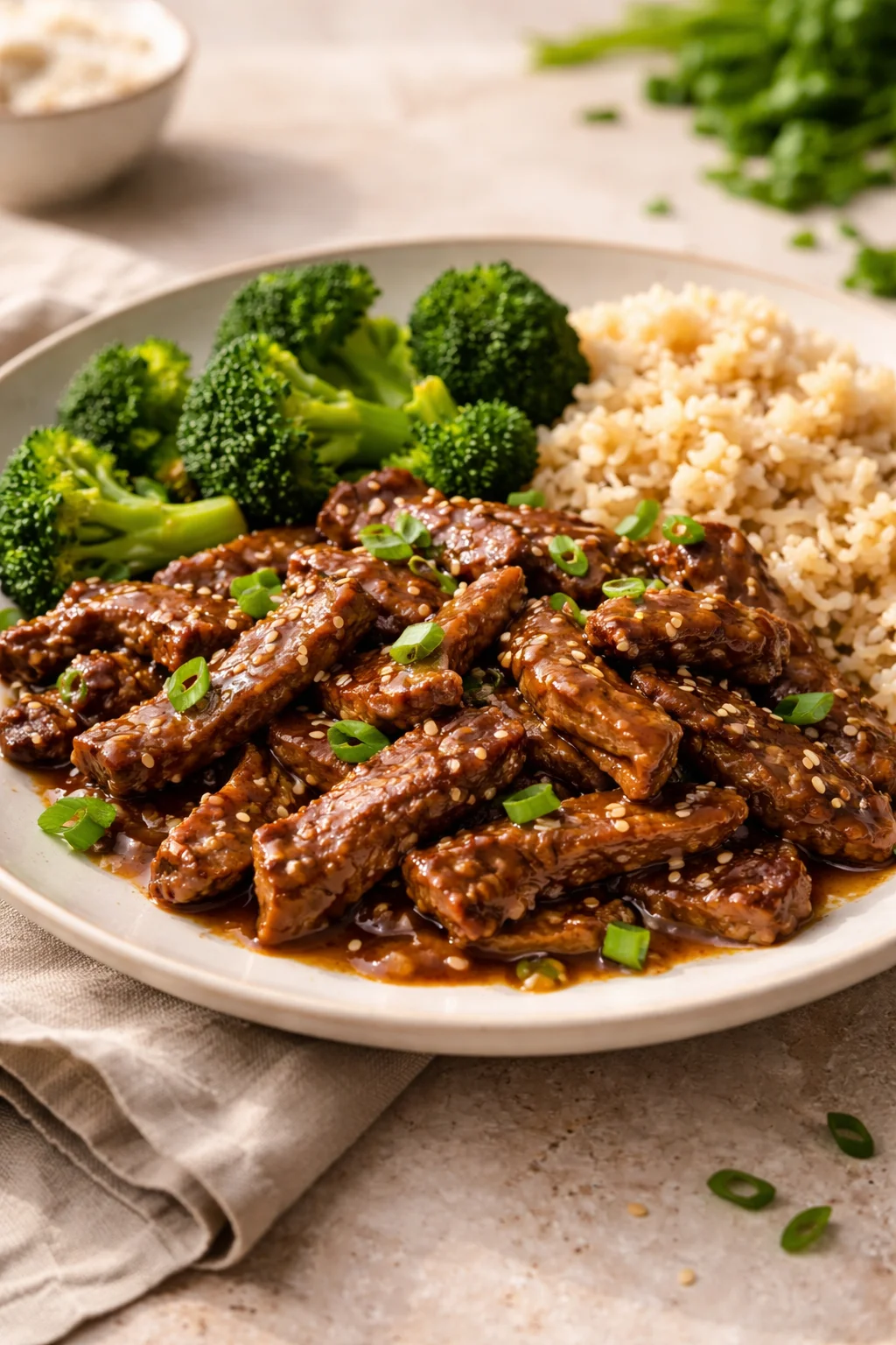 Sizzling Shaved Beef Skewers
