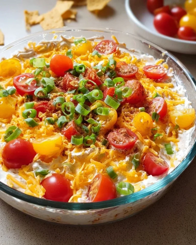 Taco Dip with Cream Cheese served in a bowl with tortilla chips on the side.