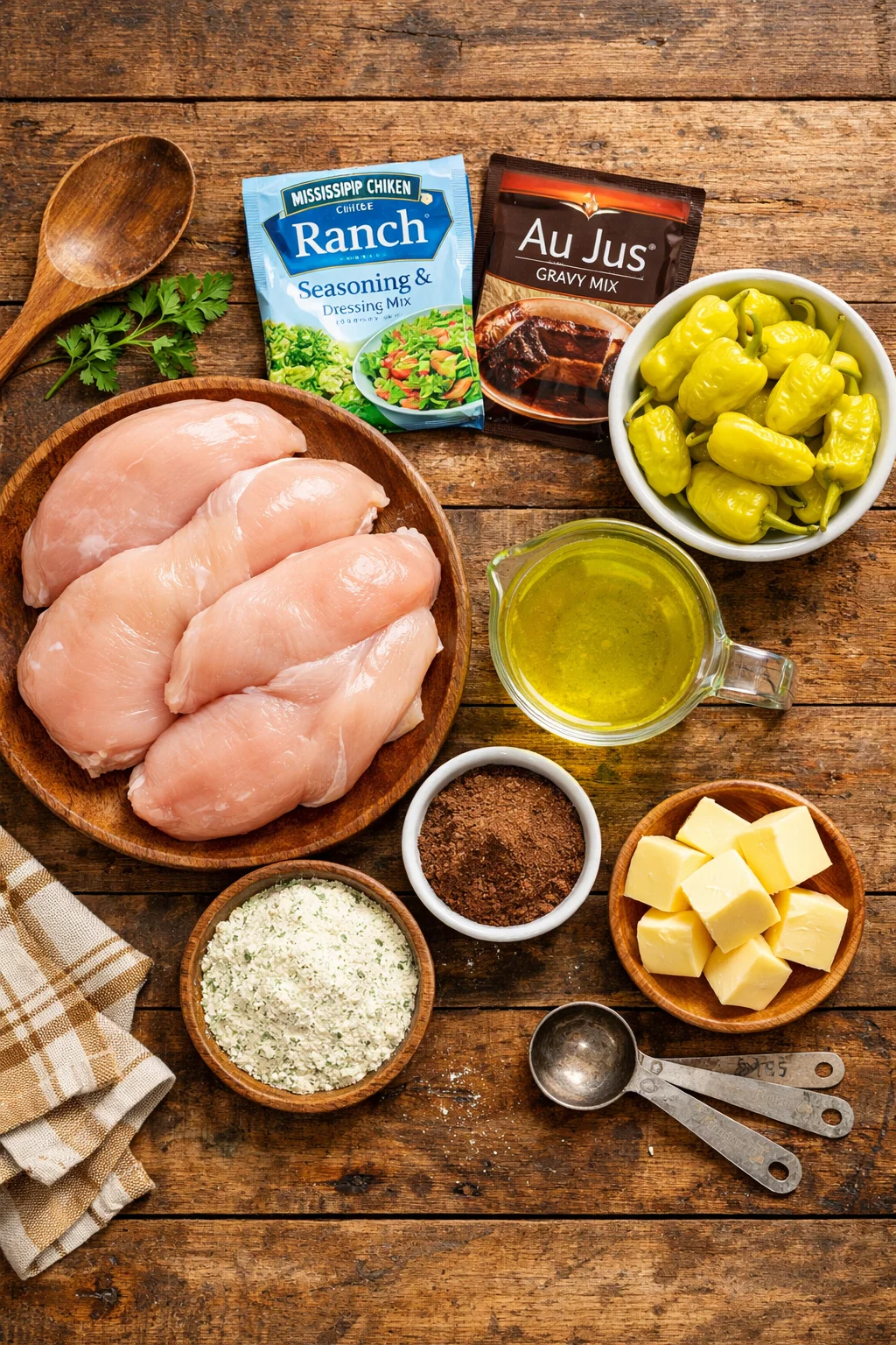 Crock Pot Mississippi Chicken