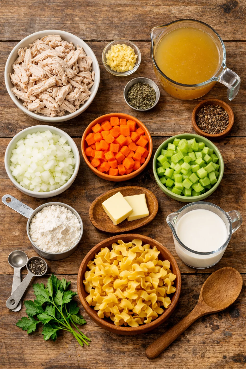 Easy Creamy Chicken Noodle Soup