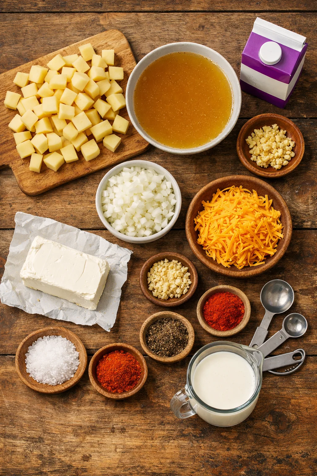 Easy Crockpot Potato Soup Recipe