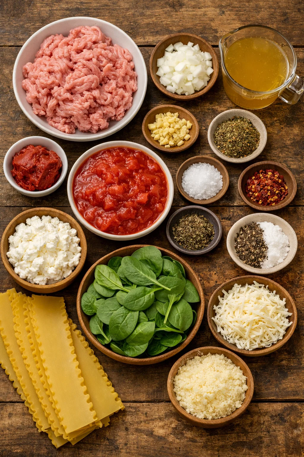 High Protein Lasagna Soup