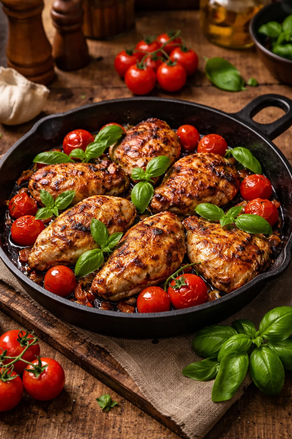 One Pan Balsamic Chicken