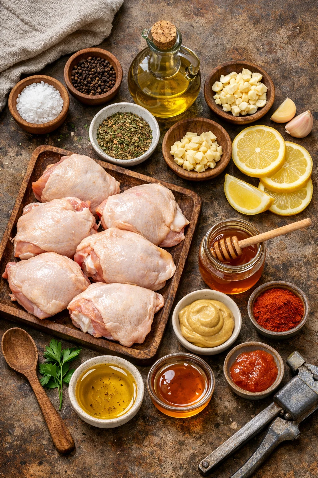 Baked Lemon Garlic Herb Chicken