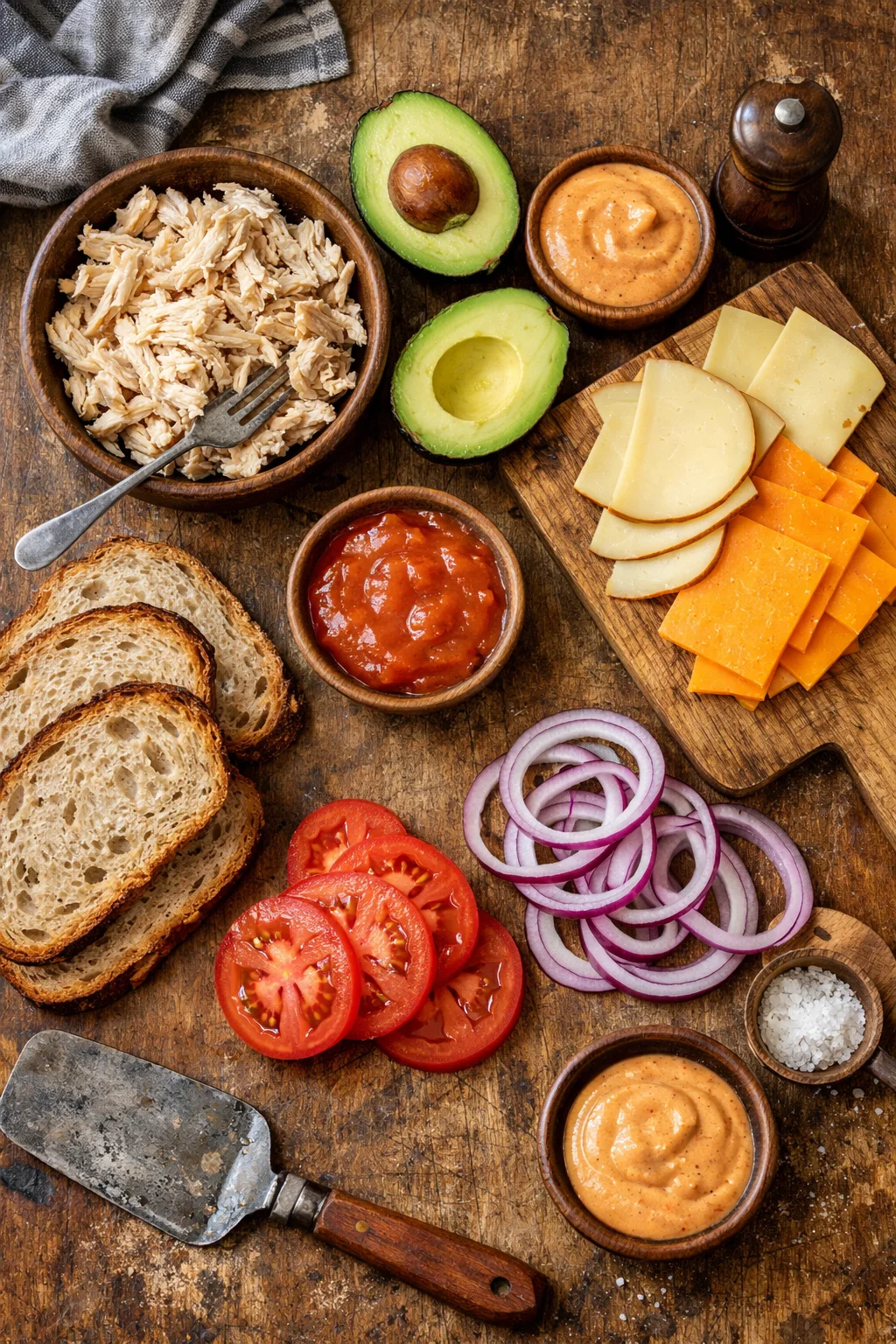 Chicken Avocado Melt Sandwich