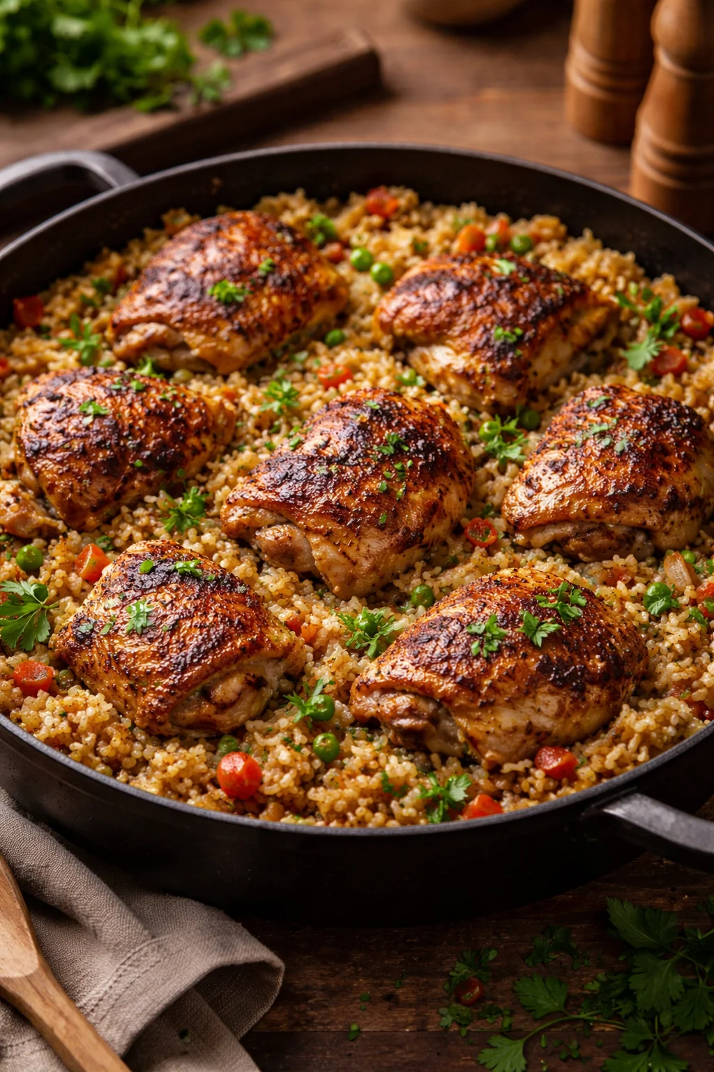 Easy One Pot Chicken and Rice