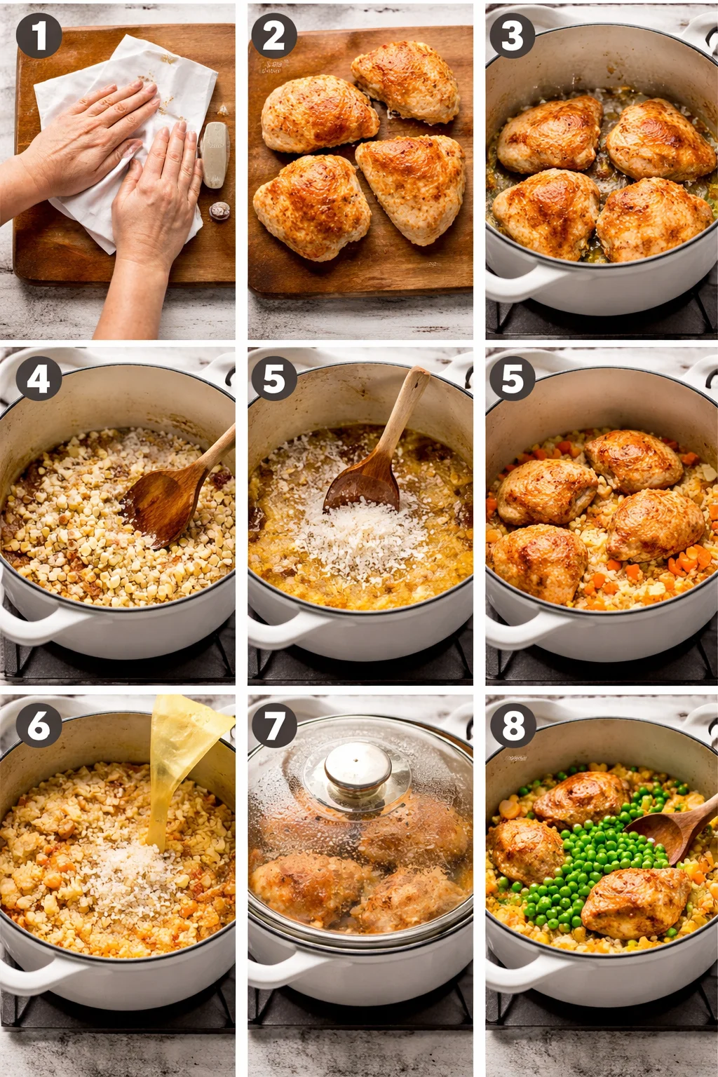 Easy One Pot Chicken and Rice