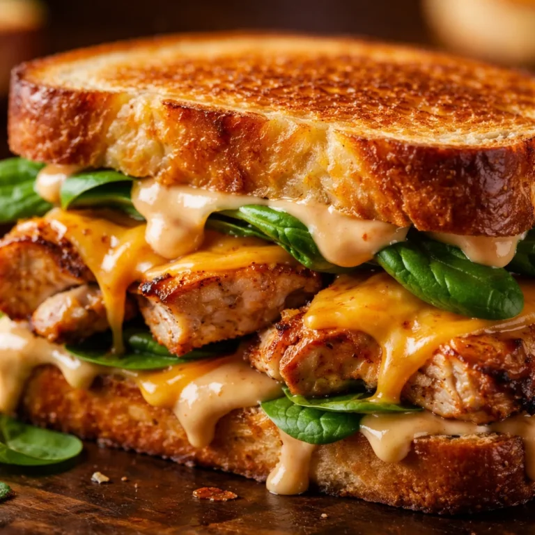 Grilled Chipotle Chicken Sandwich with melted cheese and spicy chipotle sauce