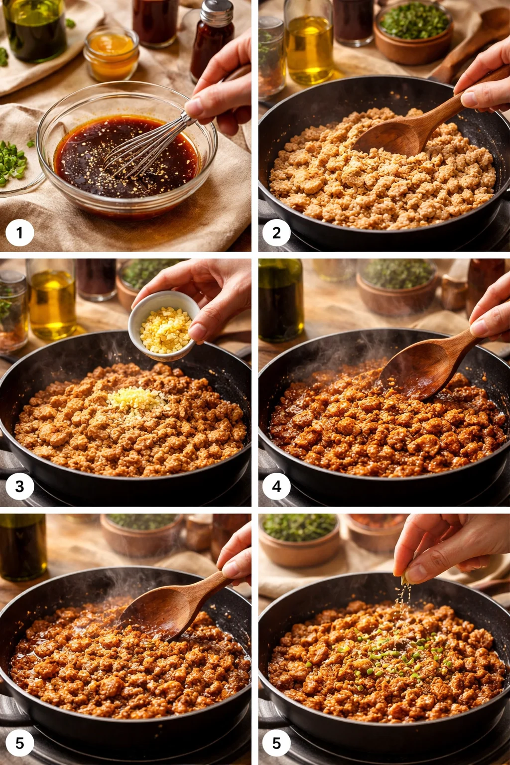 Sesame Ground Chicken