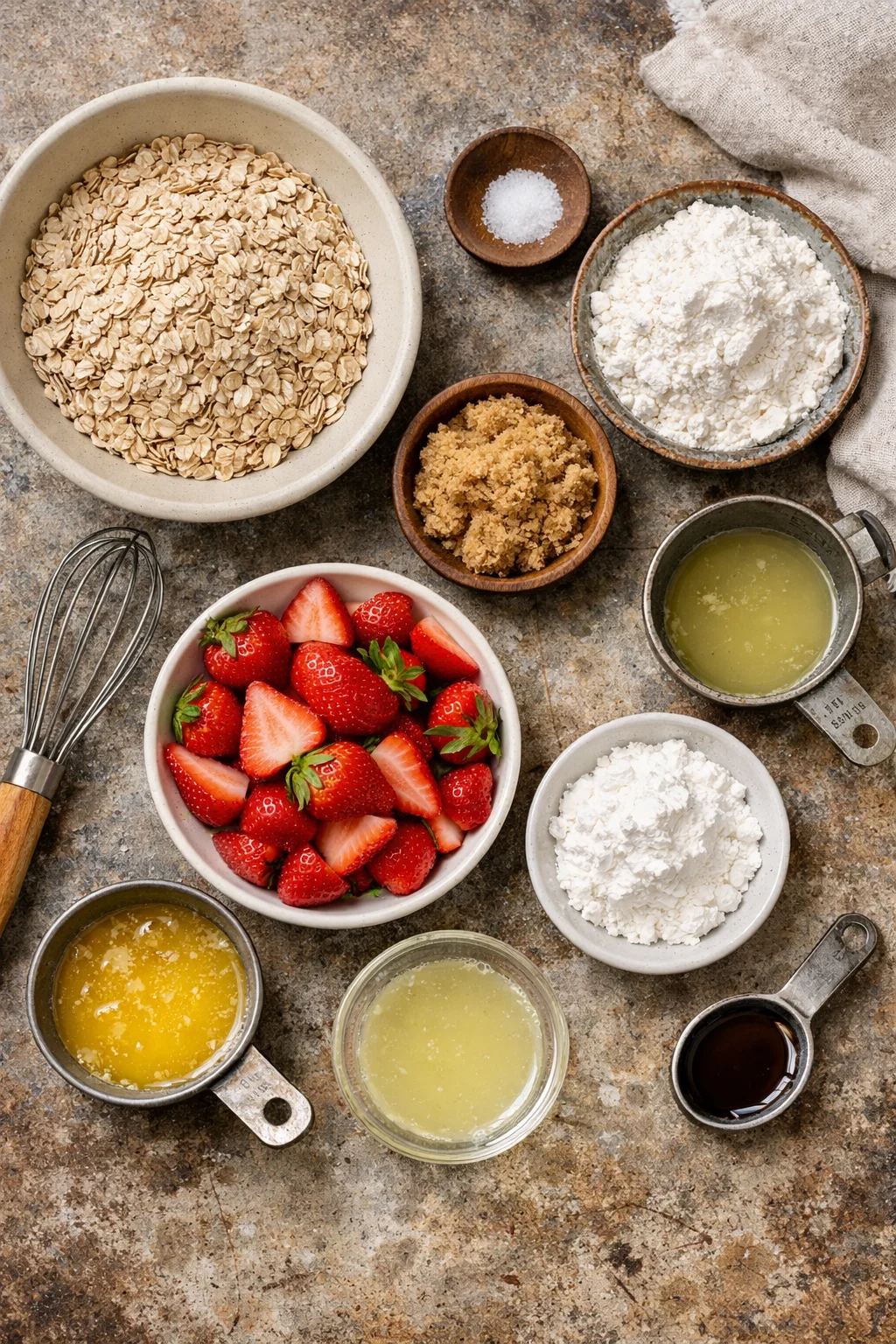 Strawberry Oatmeal Crumble Bars Recipe